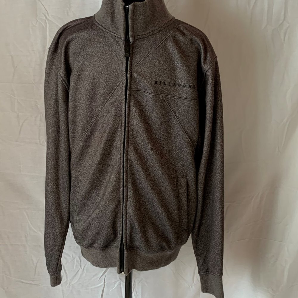 Billabong Men's Zip Up Jacket, Medium, Gray